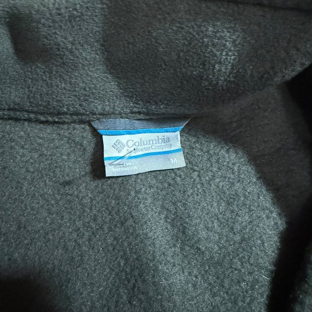 Columbia Full Zip Fleece Jacket Men’s Medium Greg Zippered Pockets - Thumbnail 3