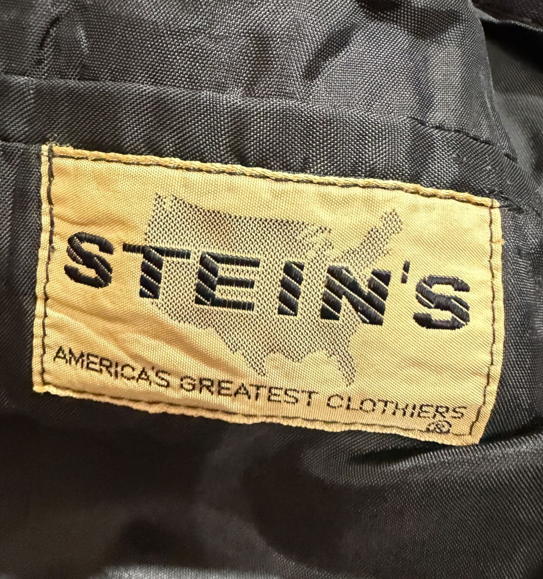 Vintage 90s Stein’s Gray 2 Button Blazer Sport Coat Mens 36R - Thumbnail 3