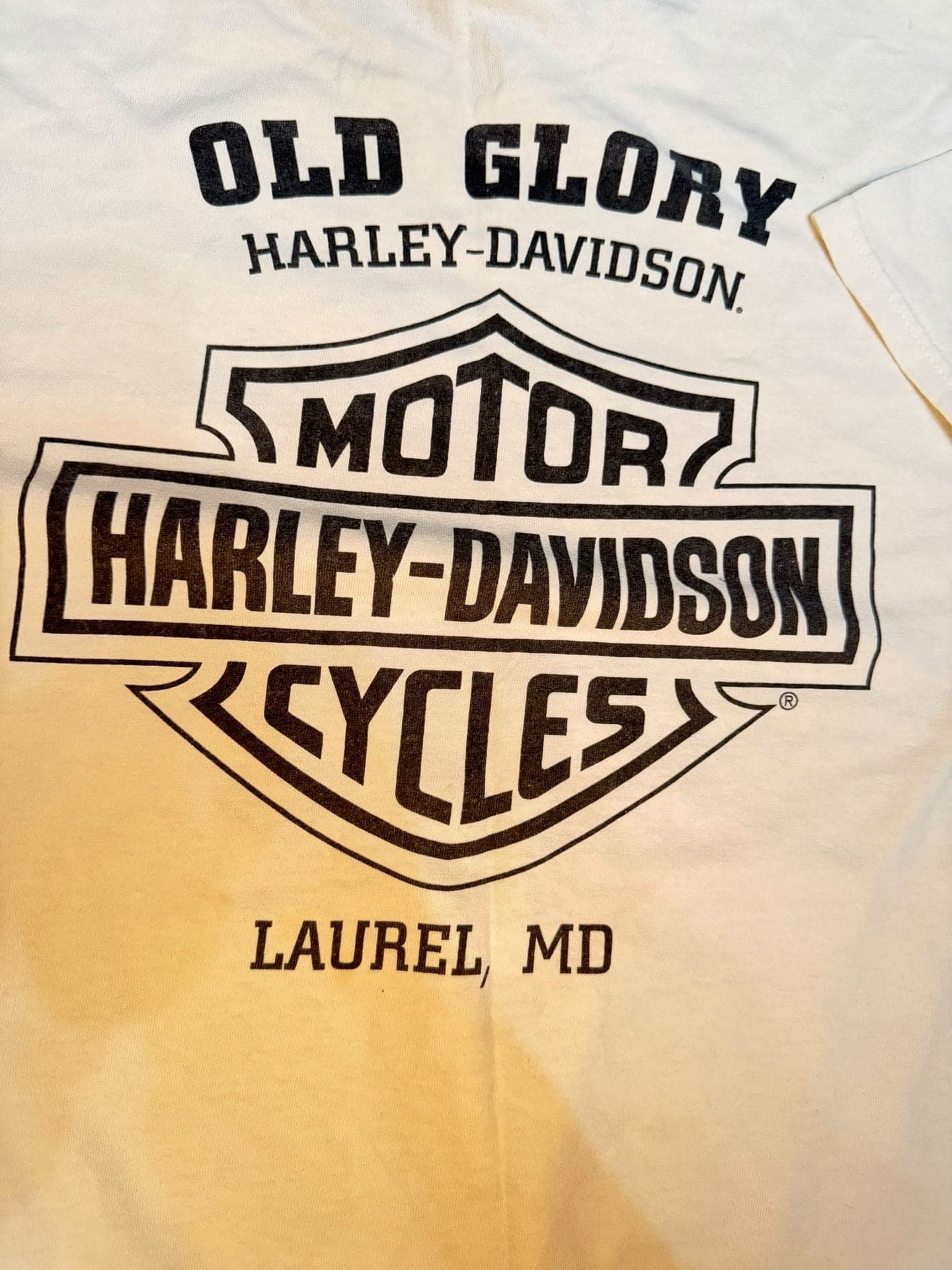 Vintage Harley-Davidson Old Glory Laurel MD Willie G Skull Graphic T-Shirt 2XL - Thumbnail 7