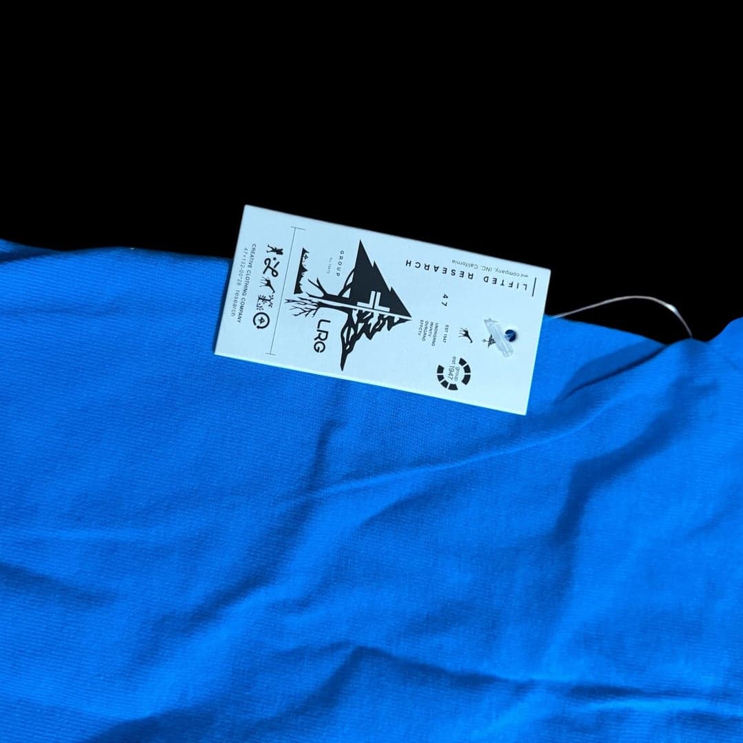 Lrg Lifted Research Group Men's Hustle Trees Logo T-Shirt Black Mid-Weight Tee - Thumbnail 6