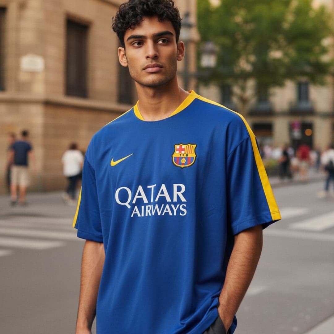 Nike FC Barcelona Dri-Fit Training Soccer Jersey 2015/2016 - Thumbnail 2