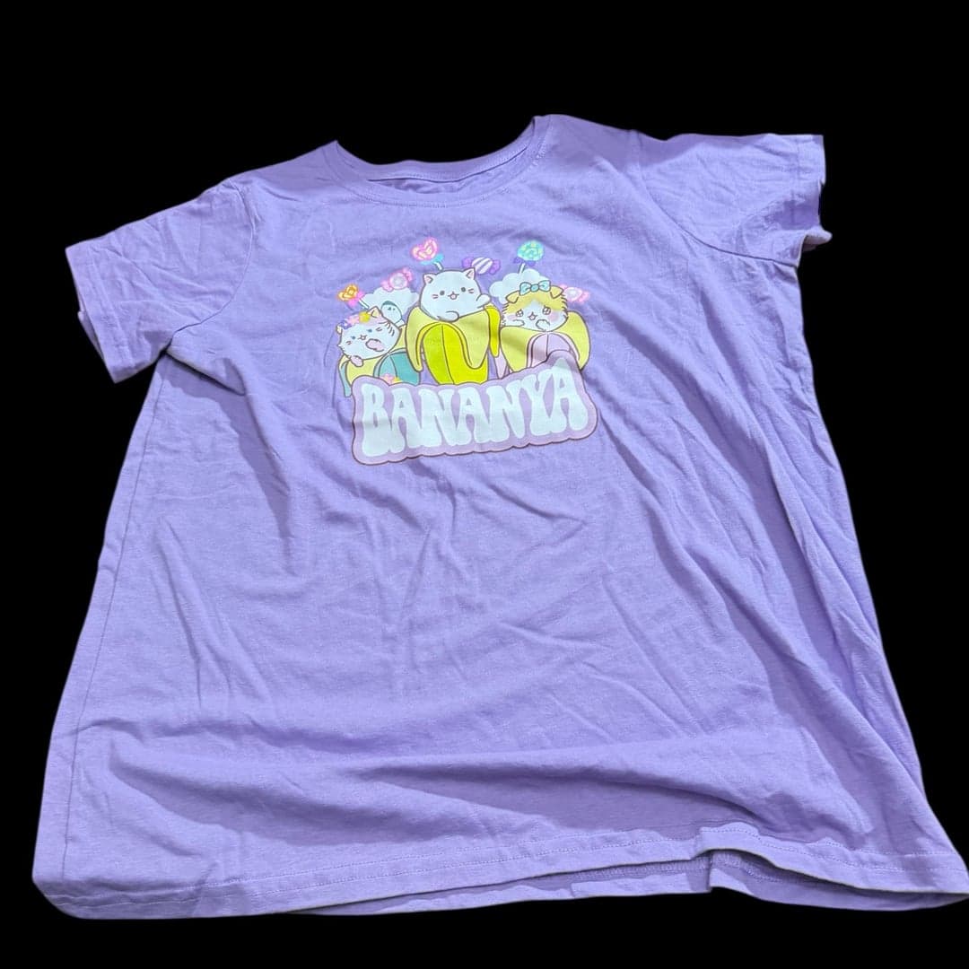 BANANYA, Crunchyroll, Women's M, Purple Tee Shirt - Image 1