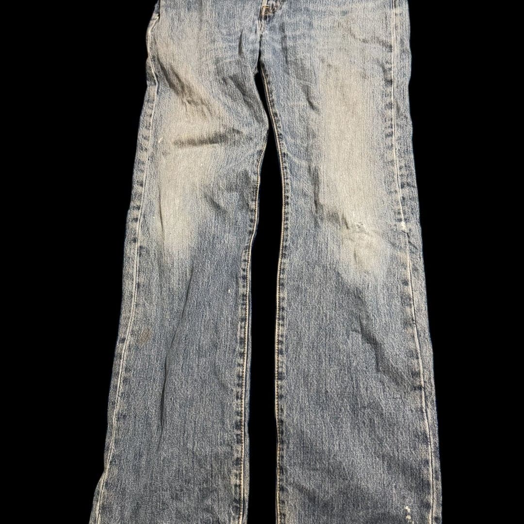 Levi’s 501 Original Fit Jeans Men’s 34x34 Button Fly Raw Hem Distressed - Image 1