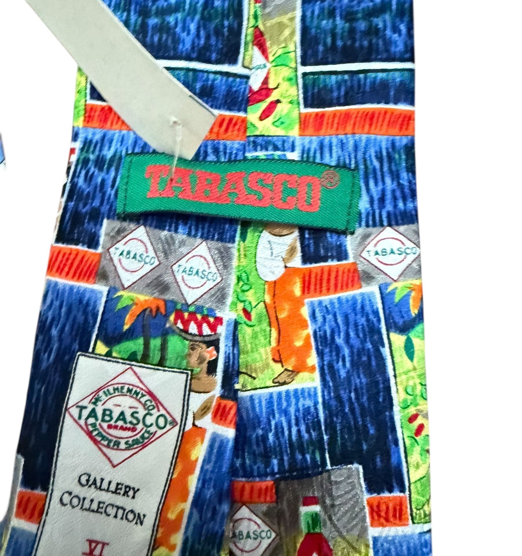 Tabasco Gallery Collection VI Pepper Harvest Silk Necktie - Thumbnail 5