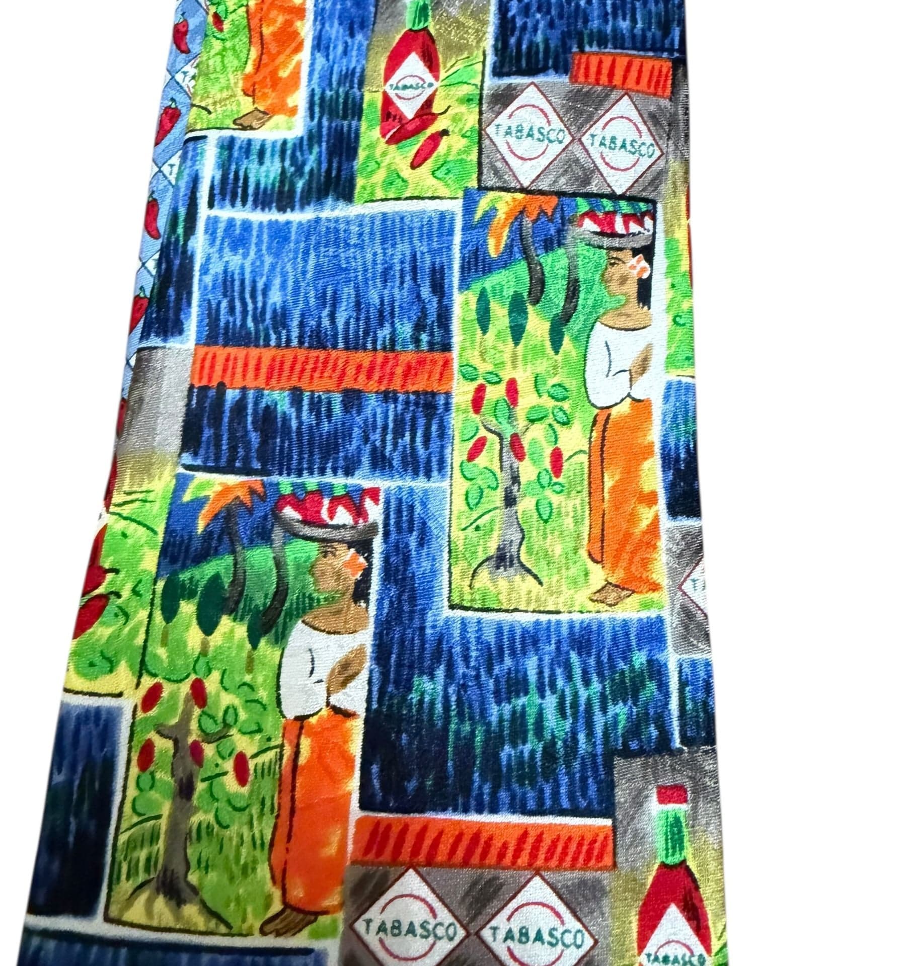 Tabasco Gallery Collection VI Pepper Harvest Silk Necktie - Thumbnail 2