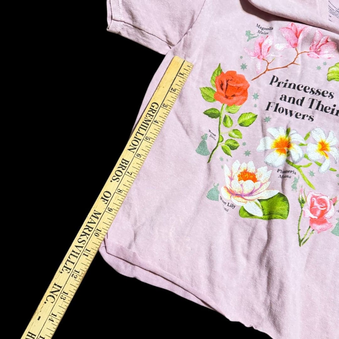 Fifth Sun Disney Princess Flowers Graphic Tee - Thumbnail 6