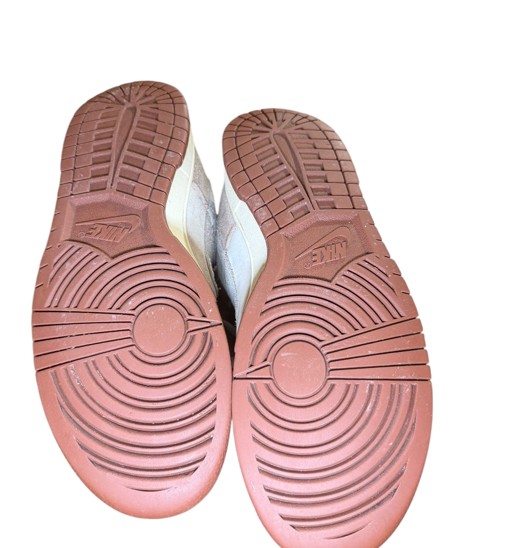 Nike Dunk Low Womens 9 Sail Tan Suede Gum Sole Sneakers DD1390-100 - Thumbnail 5