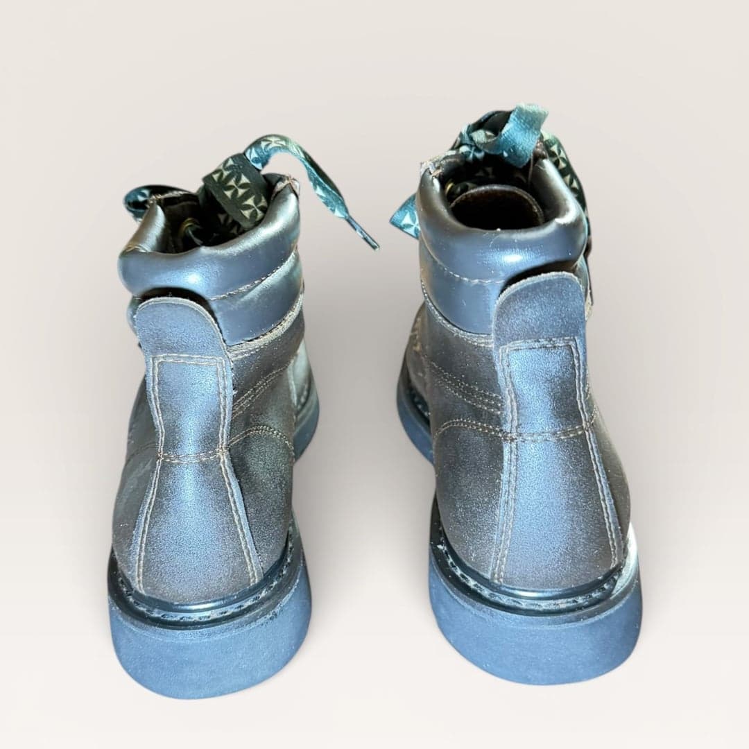 Gauchos Leather Lace-Up Work Boots Size 8 - Thumbnail 4