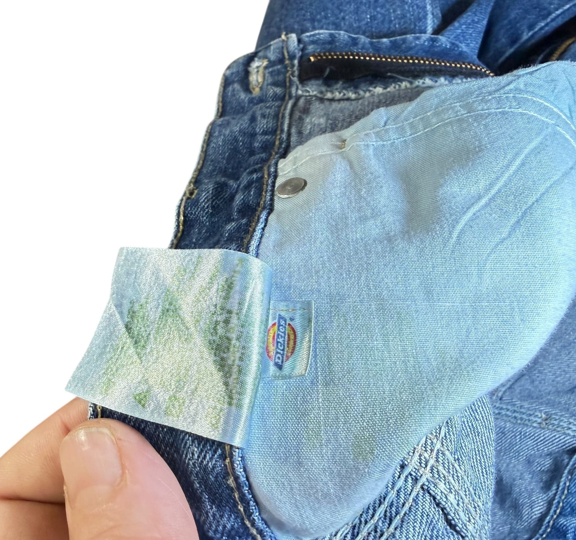 Dickies W316AAB Carpenter Jeans Men’s 36W x 29L Blue Denim Workwear - Thumbnail 6