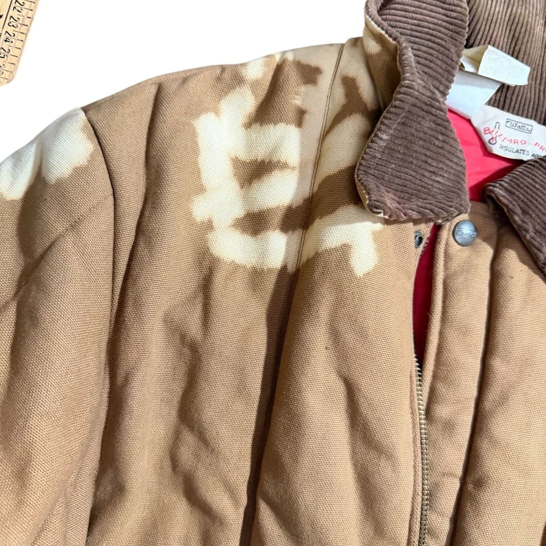 Vintage Walls Blizzard-Pruf Insulated Work Jacket Brown Duck Canvas M - Thumbnail 7