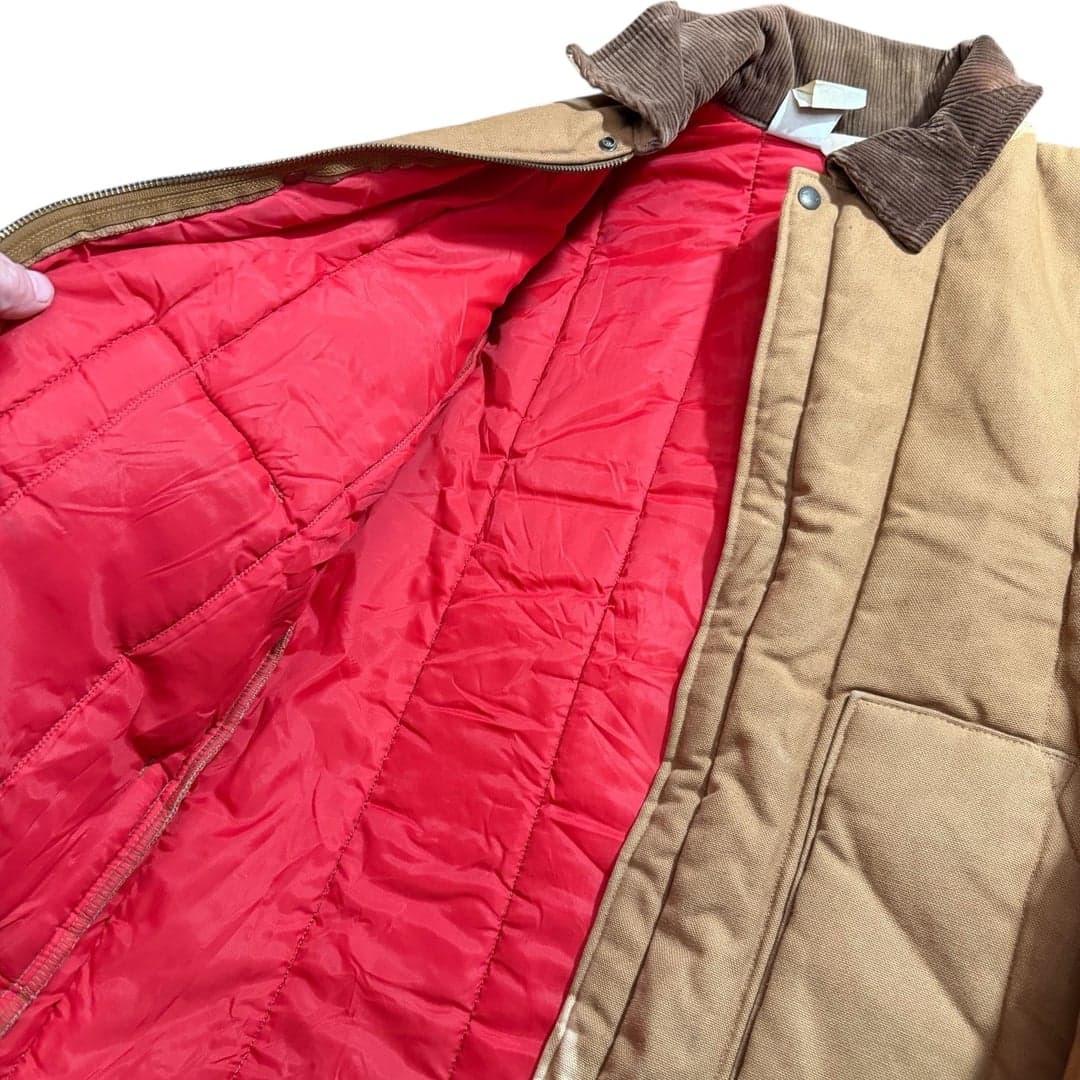 Vintage Walls Blizzard-Pruf Insulated Work Jacket Brown Duck Canvas M - Thumbnail 5