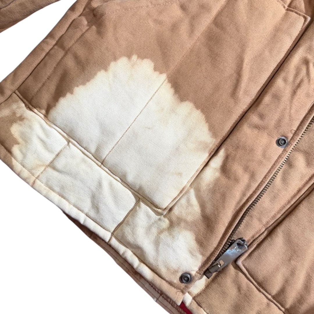 Vintage Walls Blizzard-Pruf Insulated Work Jacket Brown Duck Canvas M - Thumbnail 6