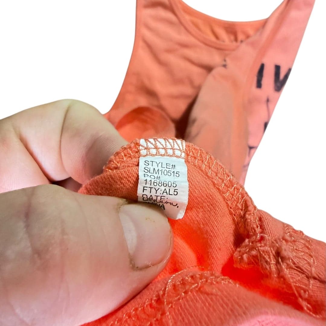 Salt Life “Live Salty” Tank Top | Coral | Unisex Large - Thumbnail 6