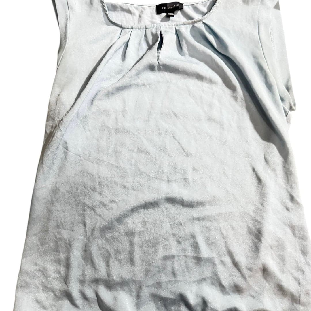 The Limited Light Blue Sleeveless Blouse Women’s Size Small - Image 1