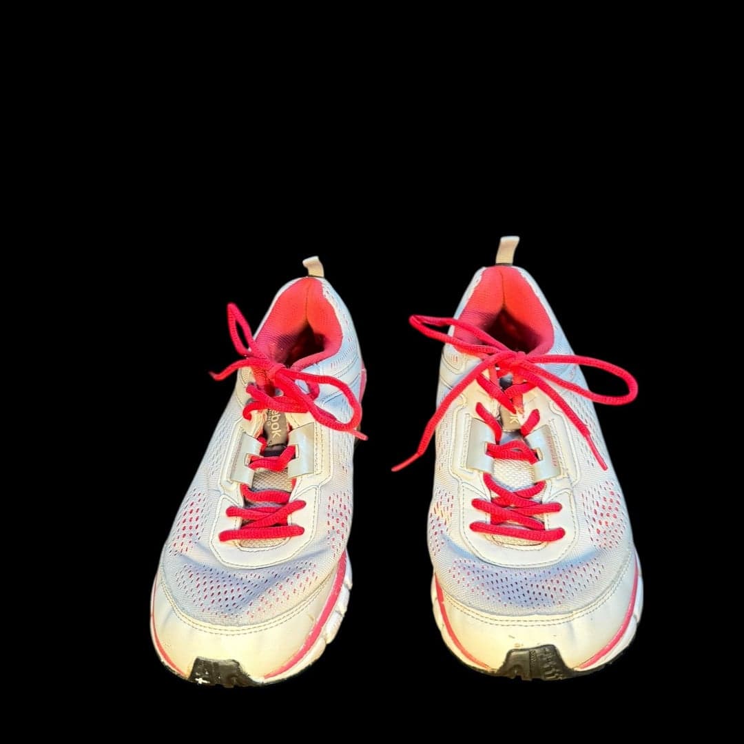 Reebok JetRide Women’s Running Shoes White Pink Size 8 JAP506 - Image 1