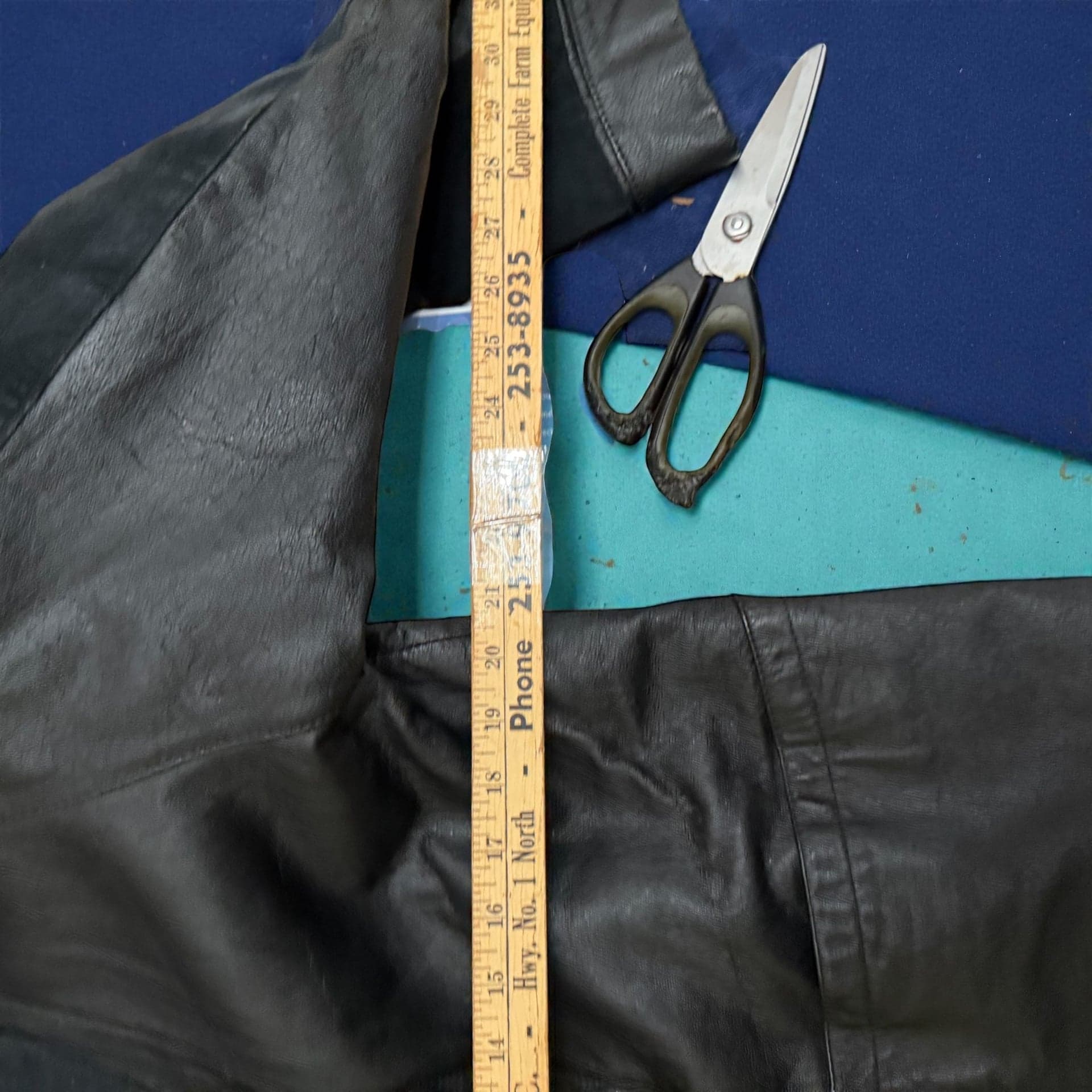 Pelle Y2K Black Leather Double Breasted Blazer Coat Women’s L - Thumbnail 8