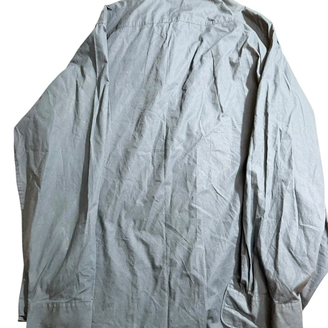 Men’s Claiborne Long Sleeve Button-Down Dress Shirt - Size XL - Navy Blue - Thumbnail 4