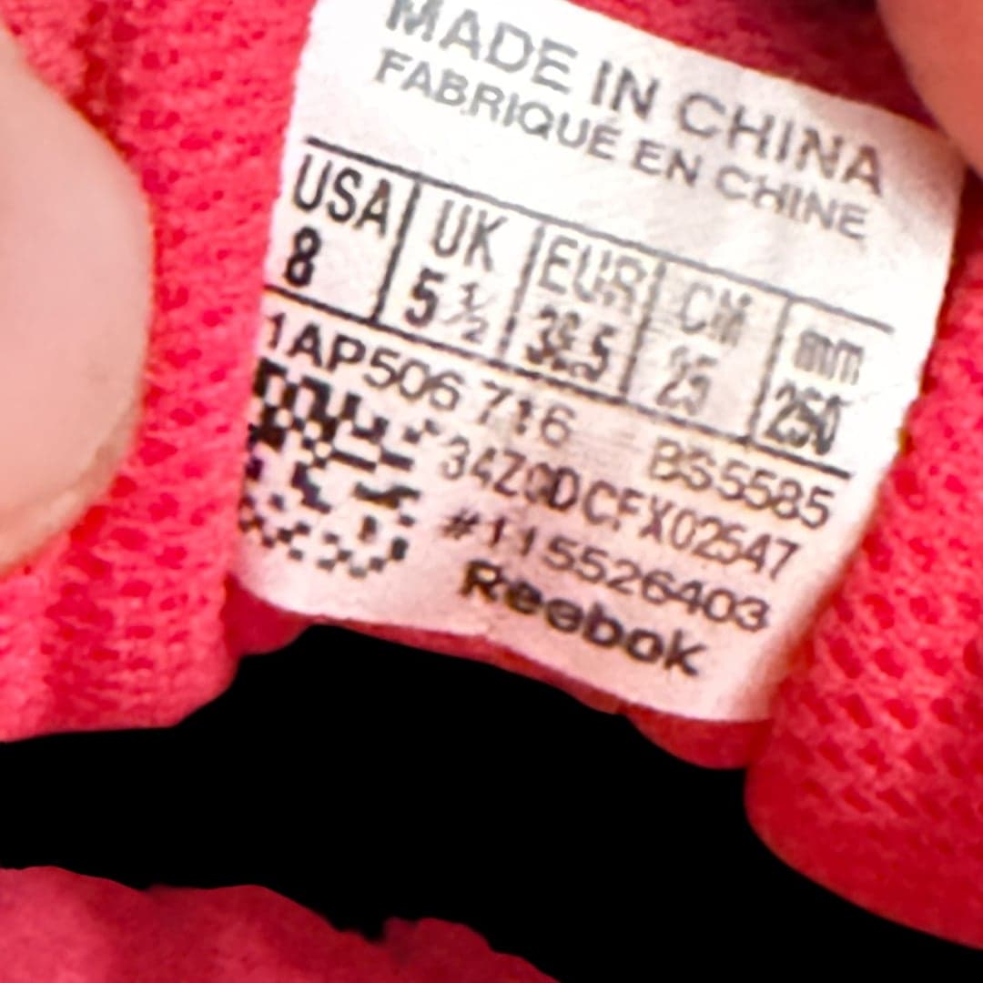 Reebok JetRide Women’s Running Shoes White Pink Size 8 JAP506 - Thumbnail 7