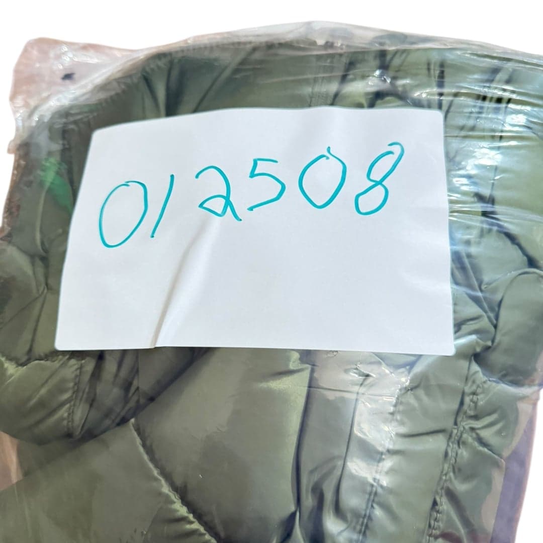 Wonder Nation Youth XXL 18 Puffer Jacket Hooded Olive Blue WB48305 - Thumbnail 5