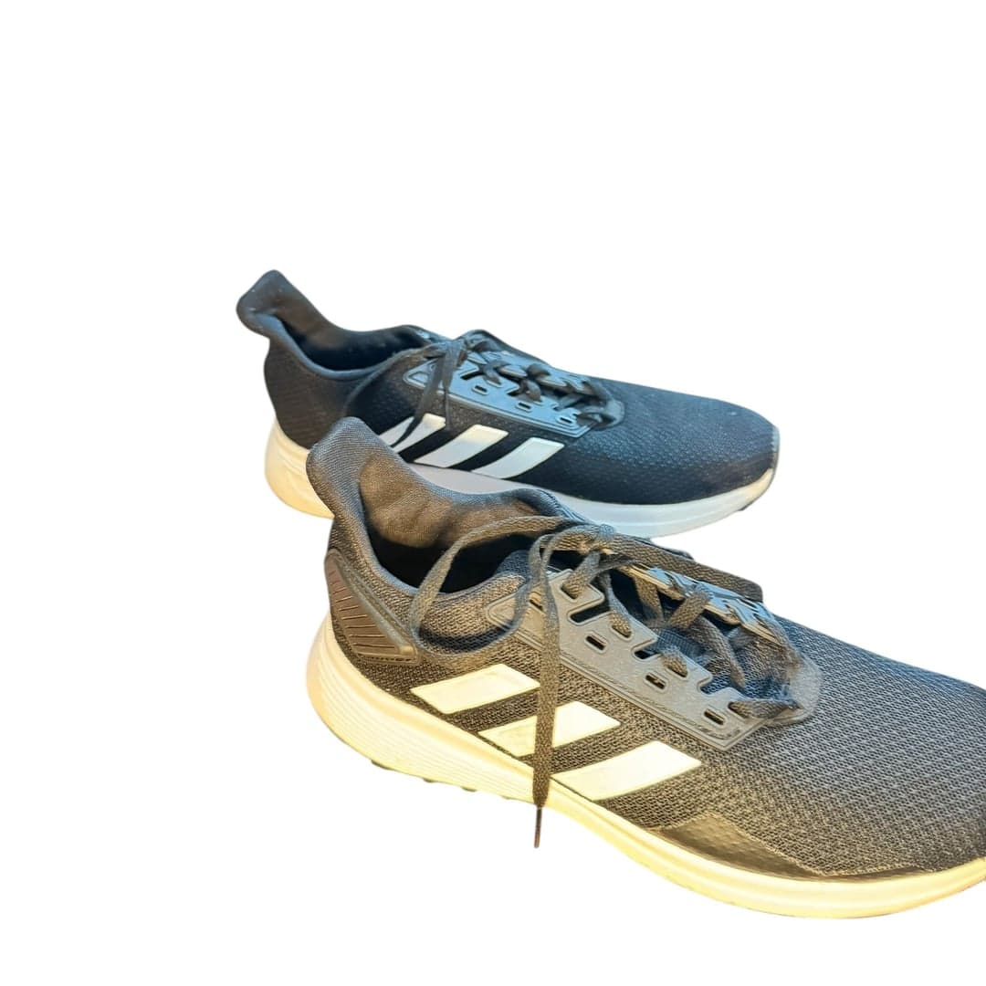 Adidas Duramo 9 Running Shoes Women’s 6 Black White BB7061 - Thumbnail 3