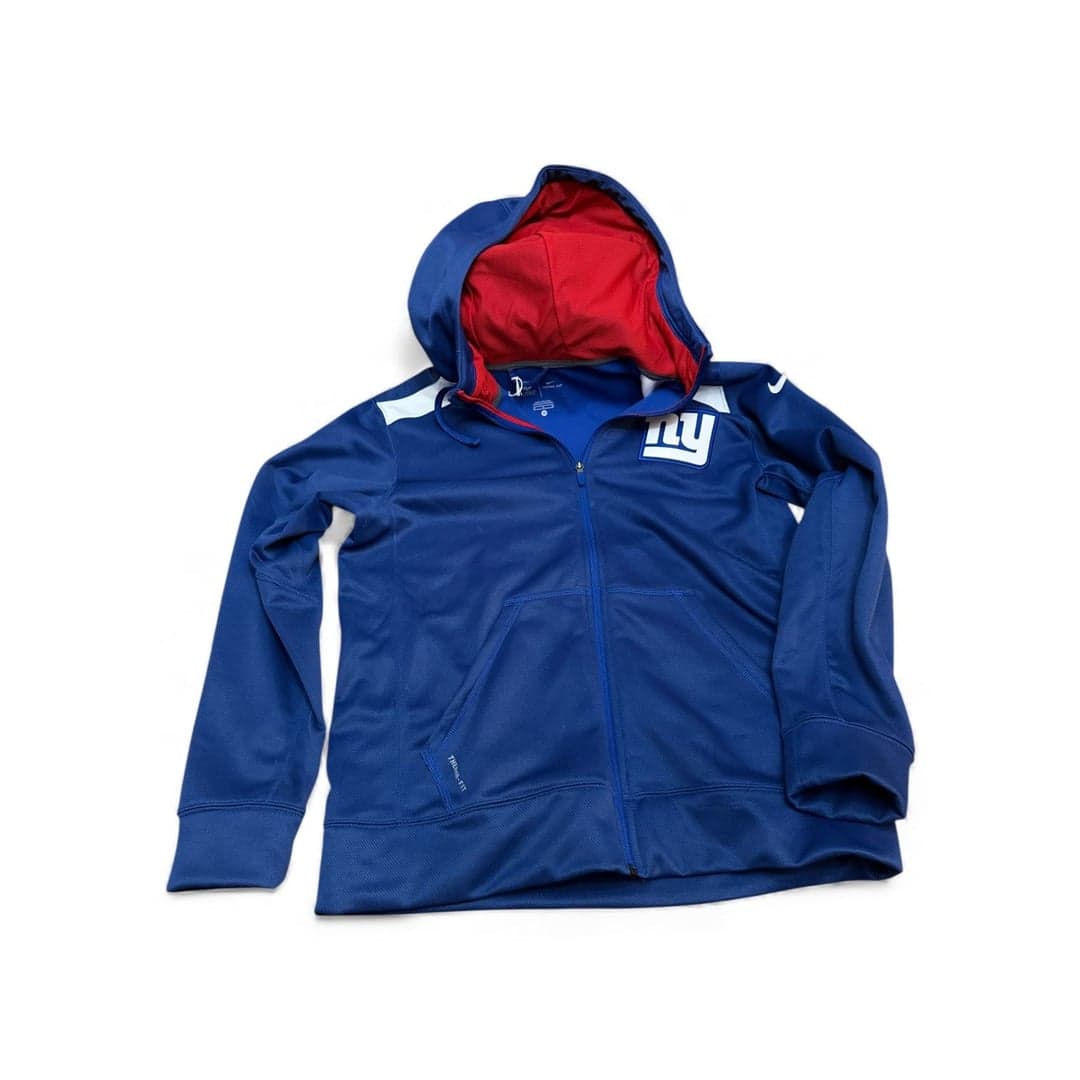 New York Giants Nike Therma Fit On Field Full Zip Hoodie Jacket - Image 1