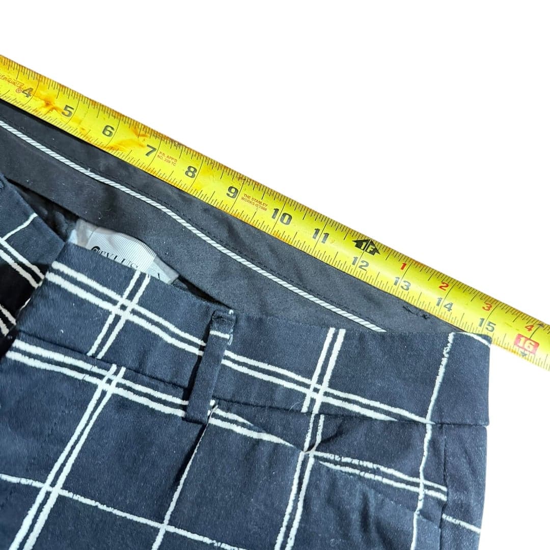 Stylus Black White Plaid Dress Pants Women’s 8 Ankle Straight Leg - Thumbnail 5