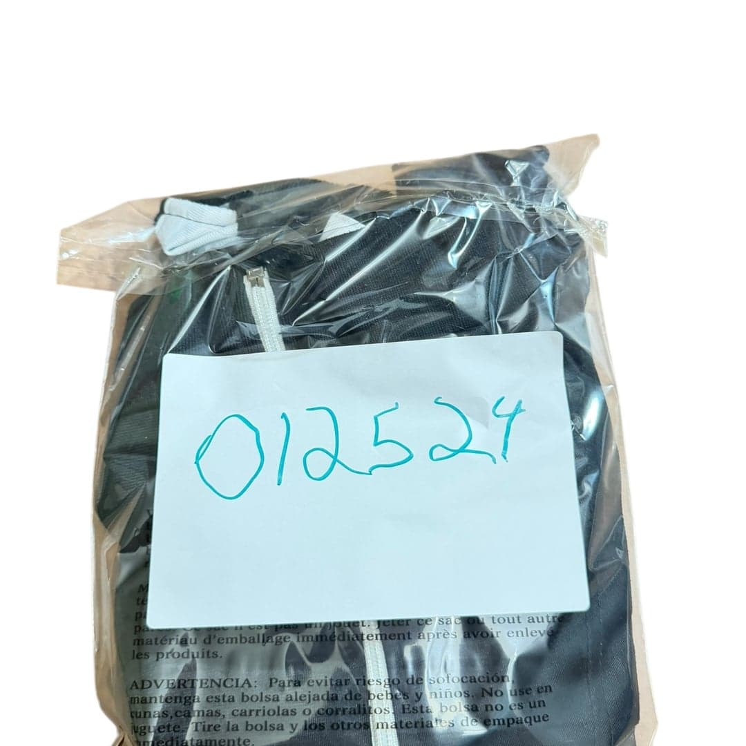 Derek Heart Black Zip Up Jacket Small White Stripe Athleisure - Thumbnail 5