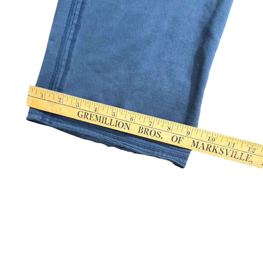 Green Tea Womens Lounge Pants Black Drawstring Straight Leg Size M - Thumbnail 5