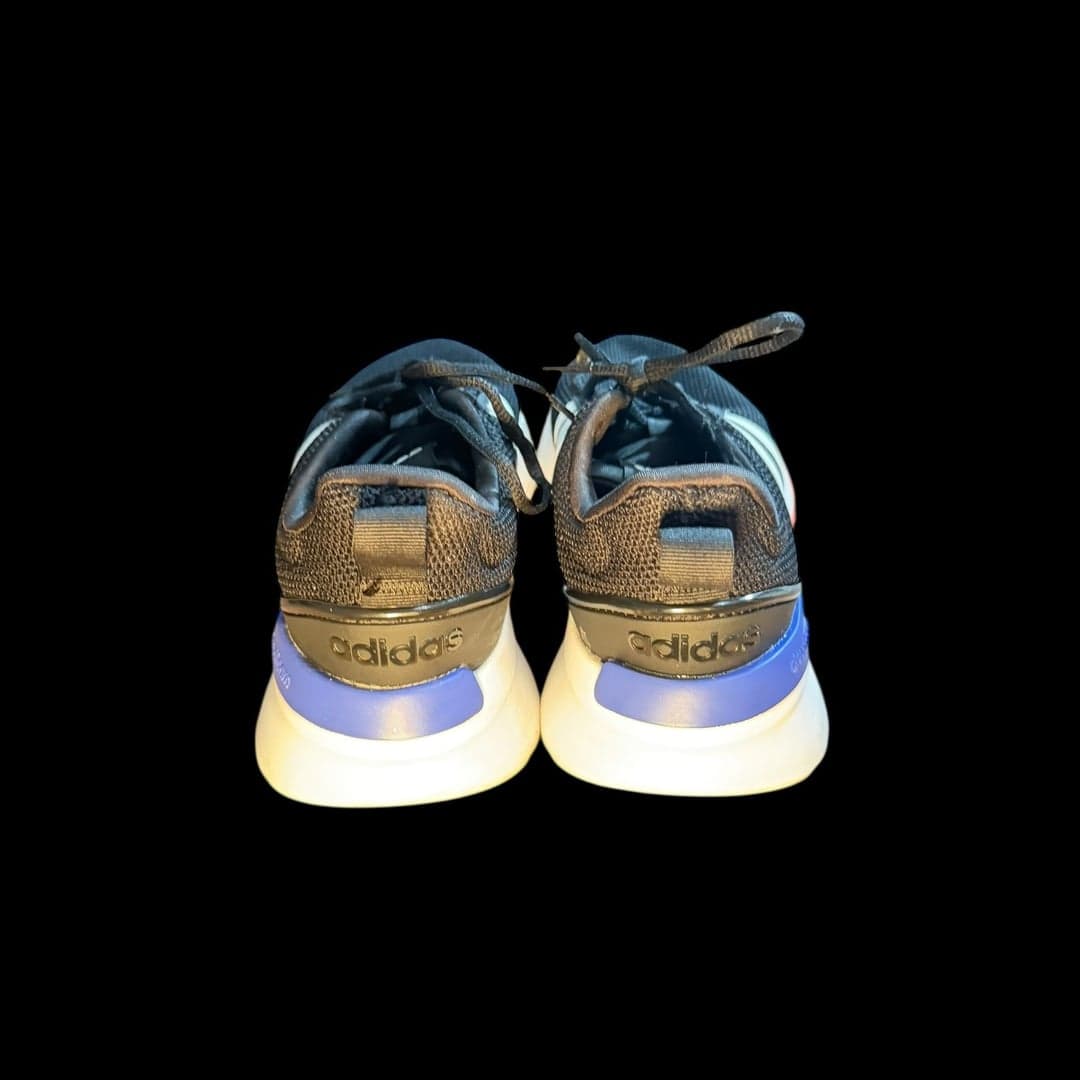 Adidas Racer TR21 H04211 Black White Sneakers Youth 4.5 Running Shoes - Thumbnail 4