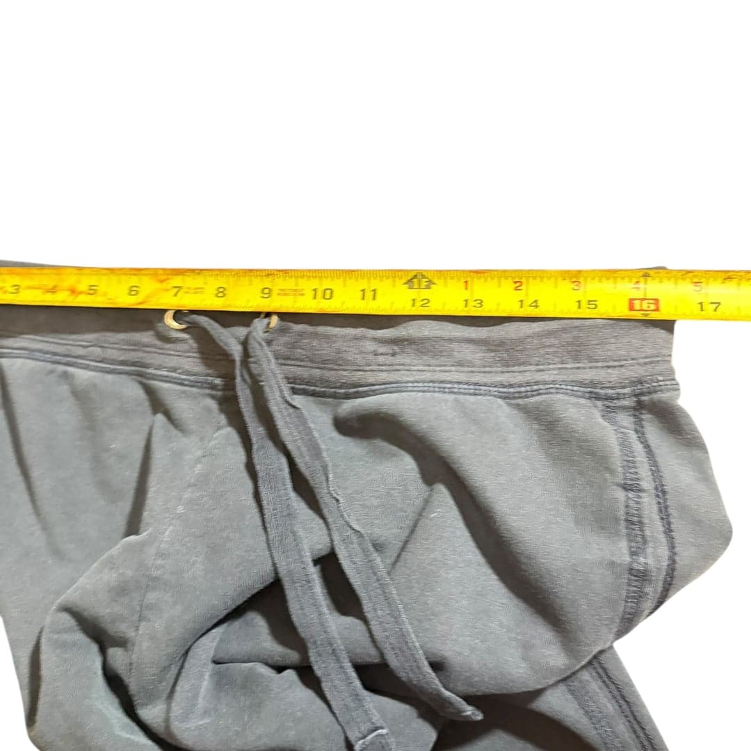 Green Tea Womens Lounge Pants Black Drawstring Straight Leg Size M - Thumbnail 7