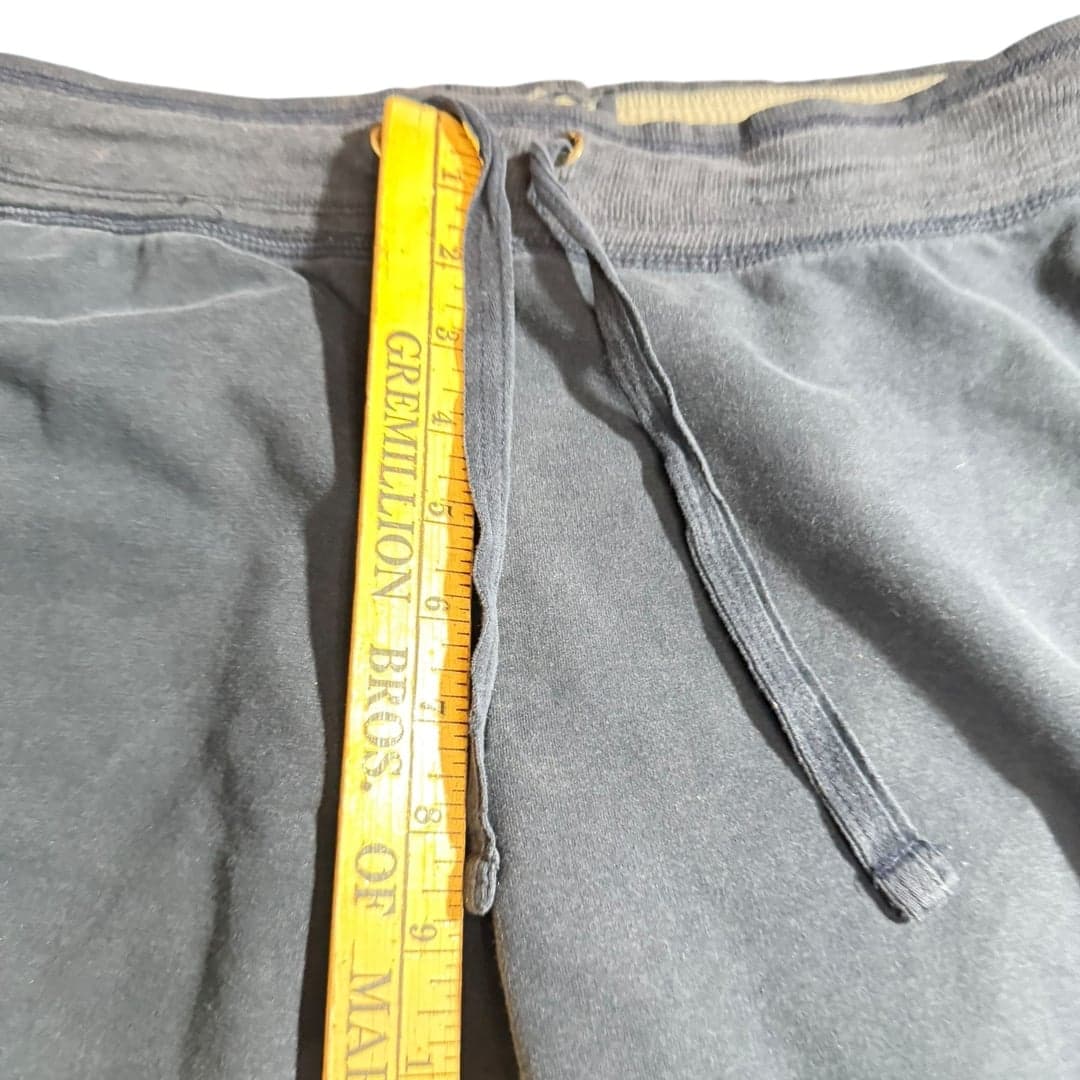 Green Tea Womens Lounge Pants Black Drawstring Straight Leg Size M - Thumbnail 6