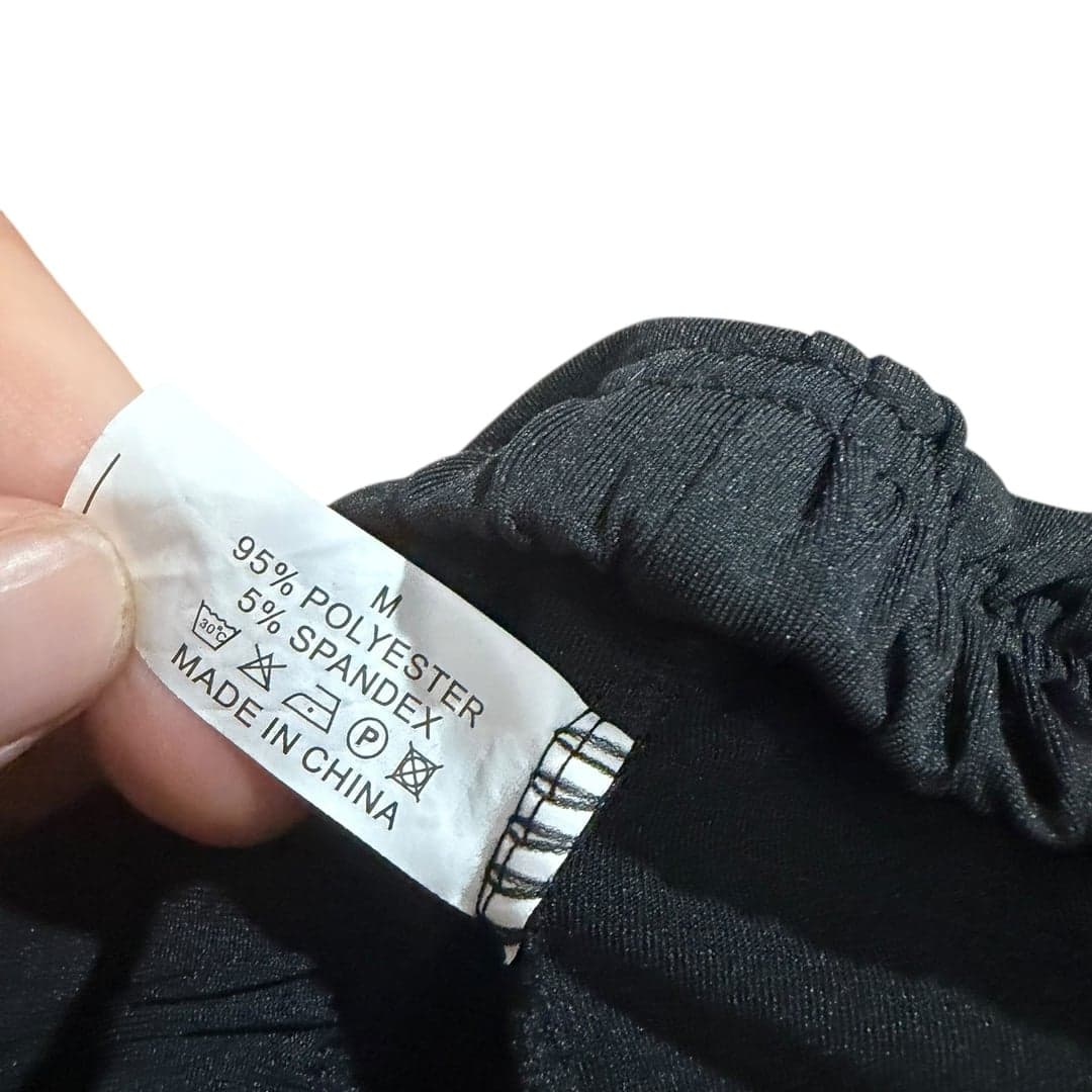 Unbranded Women's Athletic Yoga Lounge Shorts, Black, Size Medium - Thumbnail 3