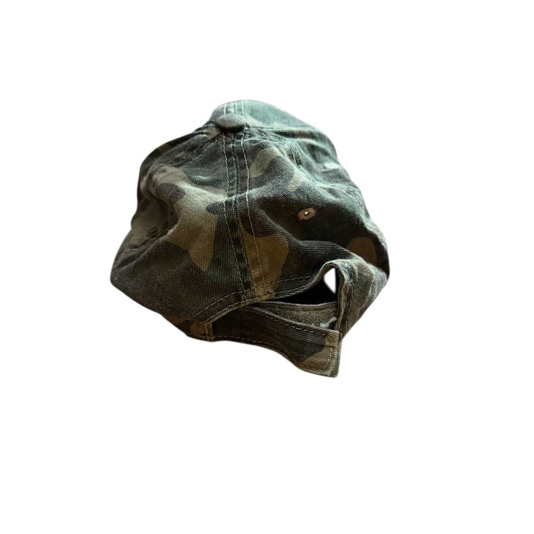 Camouflage Dad Hat Baseball Cap OSFM Adjustable Strapback - Thumbnail 3