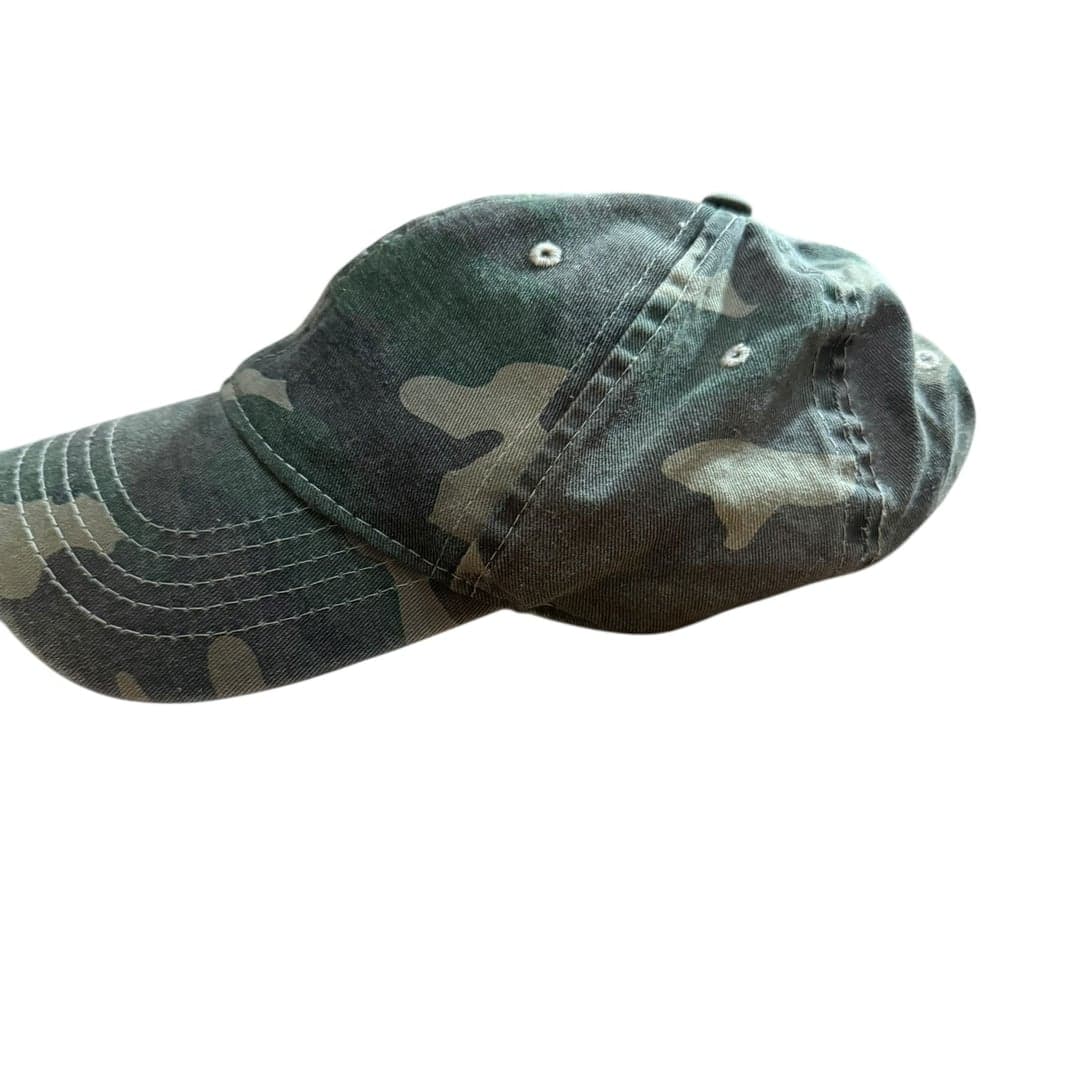 Camouflage Dad Hat Baseball Cap OSFM Adjustable Strapback - Thumbnail 2