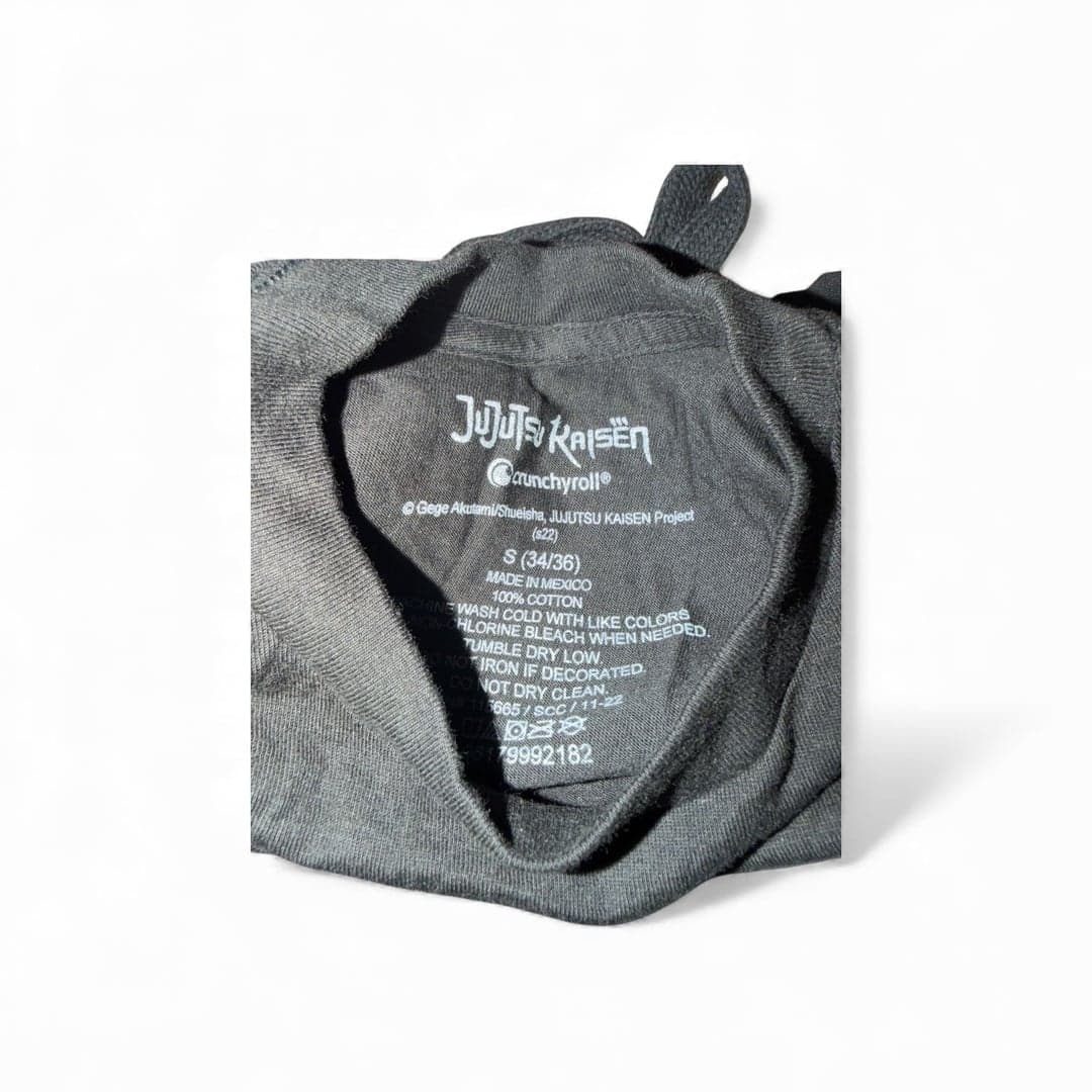 Jujutsu Kaisen Men's Black Anime Graphic T-Shirt - Thumbnail 3