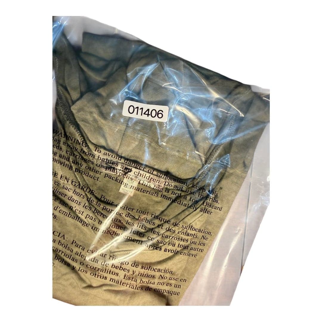 Seven7 Women’s Olive Green V-Neck Top Medium Criss Cross Back High Low Hem - Thumbnail 5