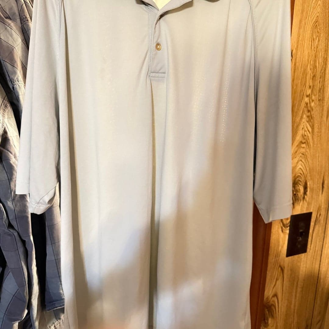 Slazenger Shirt in Wedgewood Blue/Ivory - Image 1