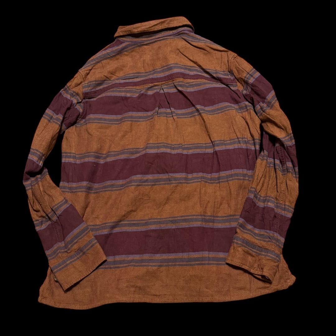 Carhartt Rugged Flex Loose Fit Midweight Flannel Long-Sleeve Plaid Shirt S - Thumbnail 3