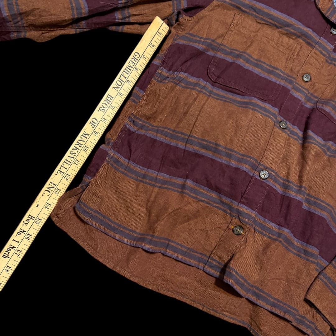 Carhartt Rugged Flex Loose Fit Midweight Flannel Long-Sleeve Plaid Shirt S - Thumbnail 6