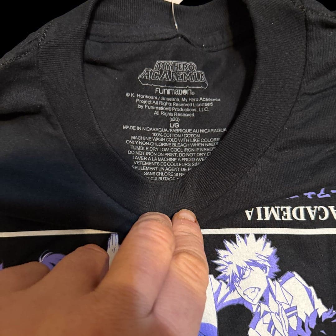 My Hero Academia Class 1-A Black T-Shirt - Thumbnail 4