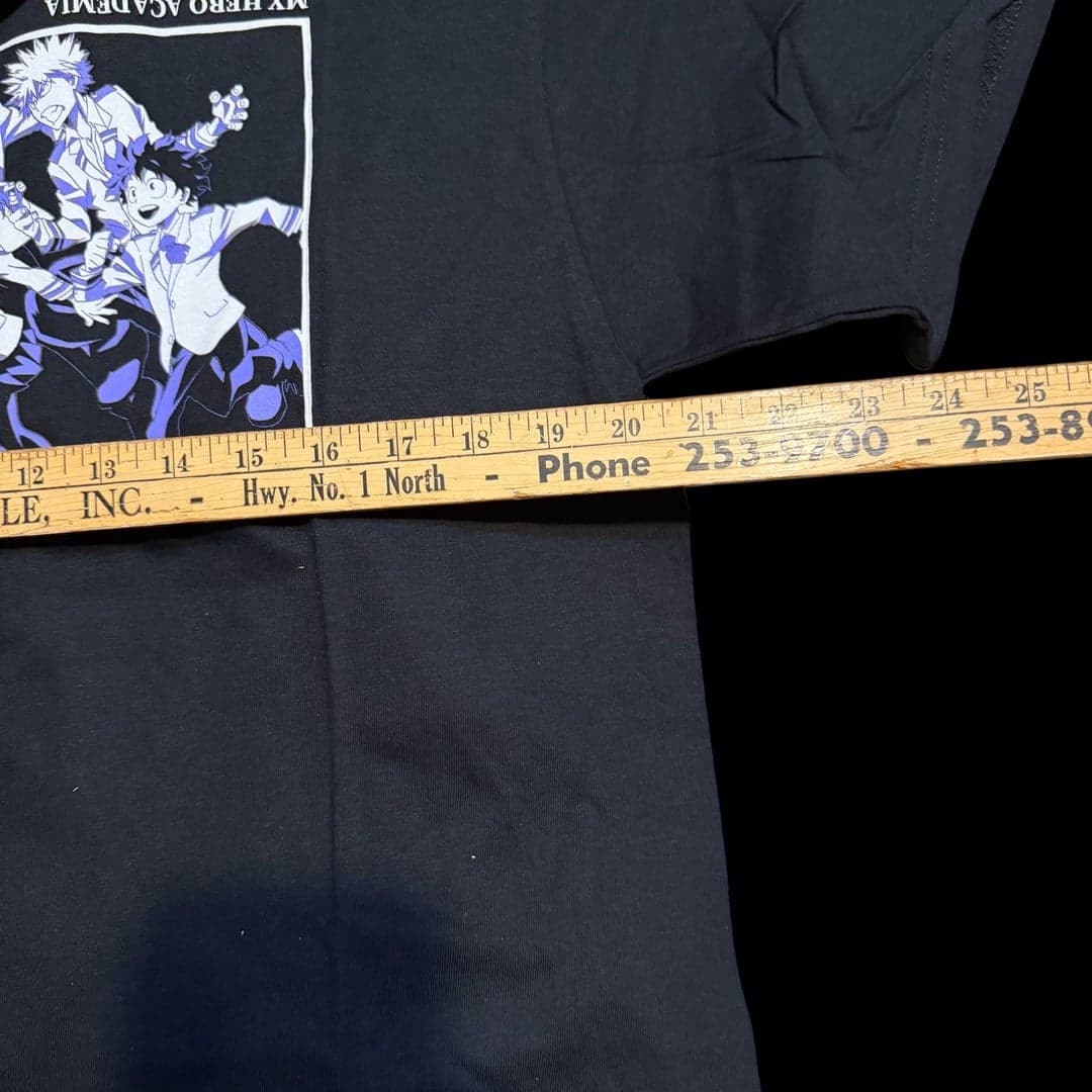 My Hero Academia Class 1-A Black T-Shirt - Thumbnail 5