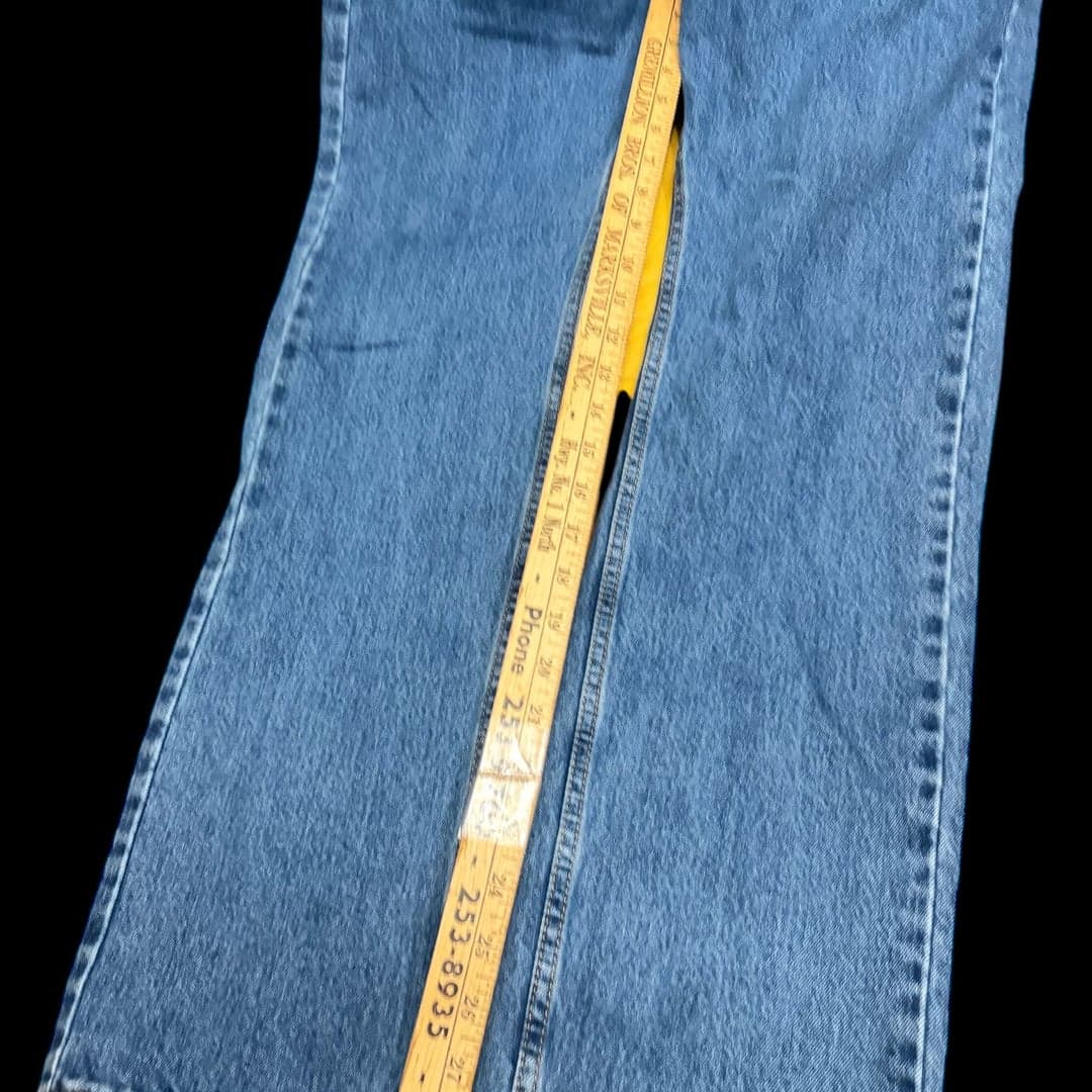 Levi’s 505 Men’s Jeans 32x32 Blue Regular Fit Straight Leg Denim - Thumbnail 5