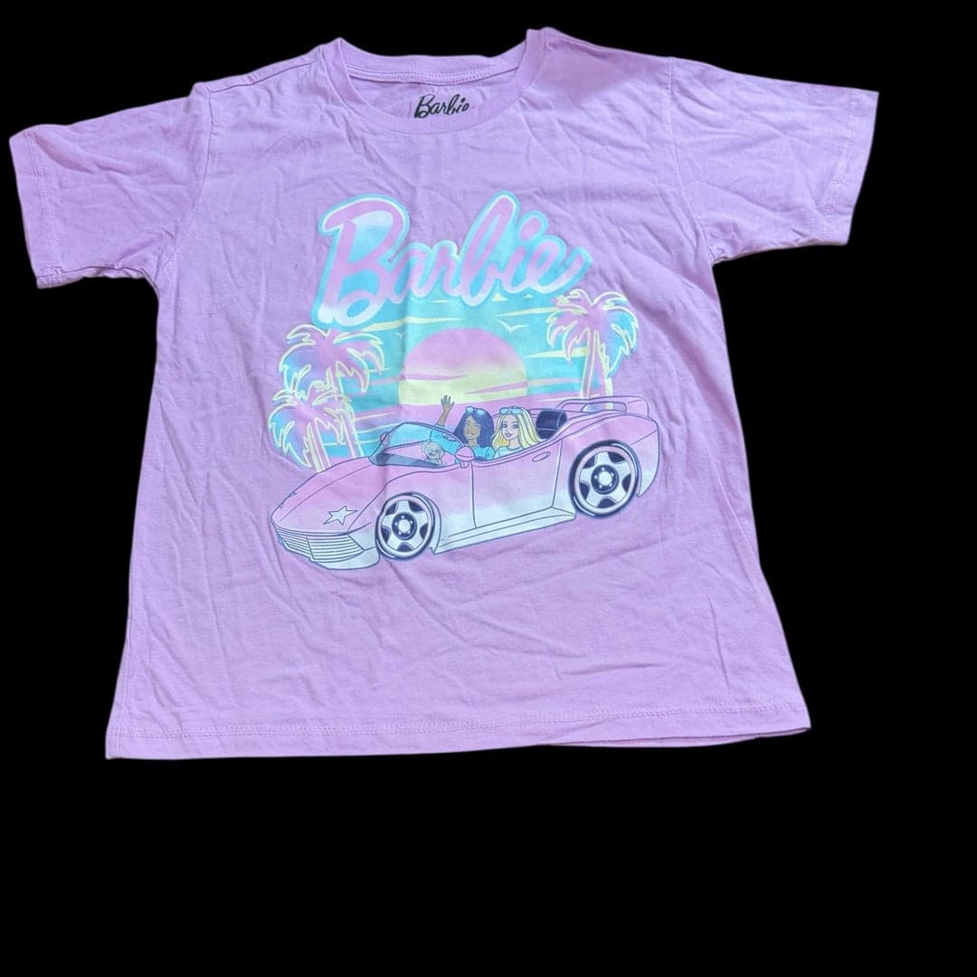 Malibu Barbie Pink Corvette T-Shirt - Image 1
