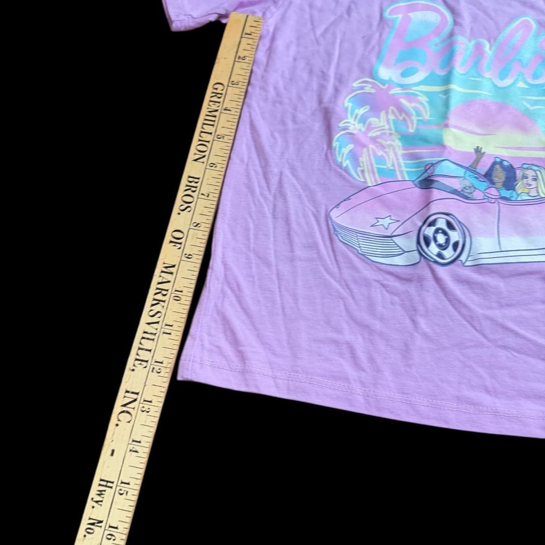 Malibu Barbie Pink Corvette T-Shirt - Thumbnail 6