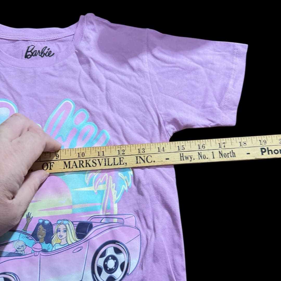 Malibu Barbie Pink Corvette T-Shirt - Thumbnail 5