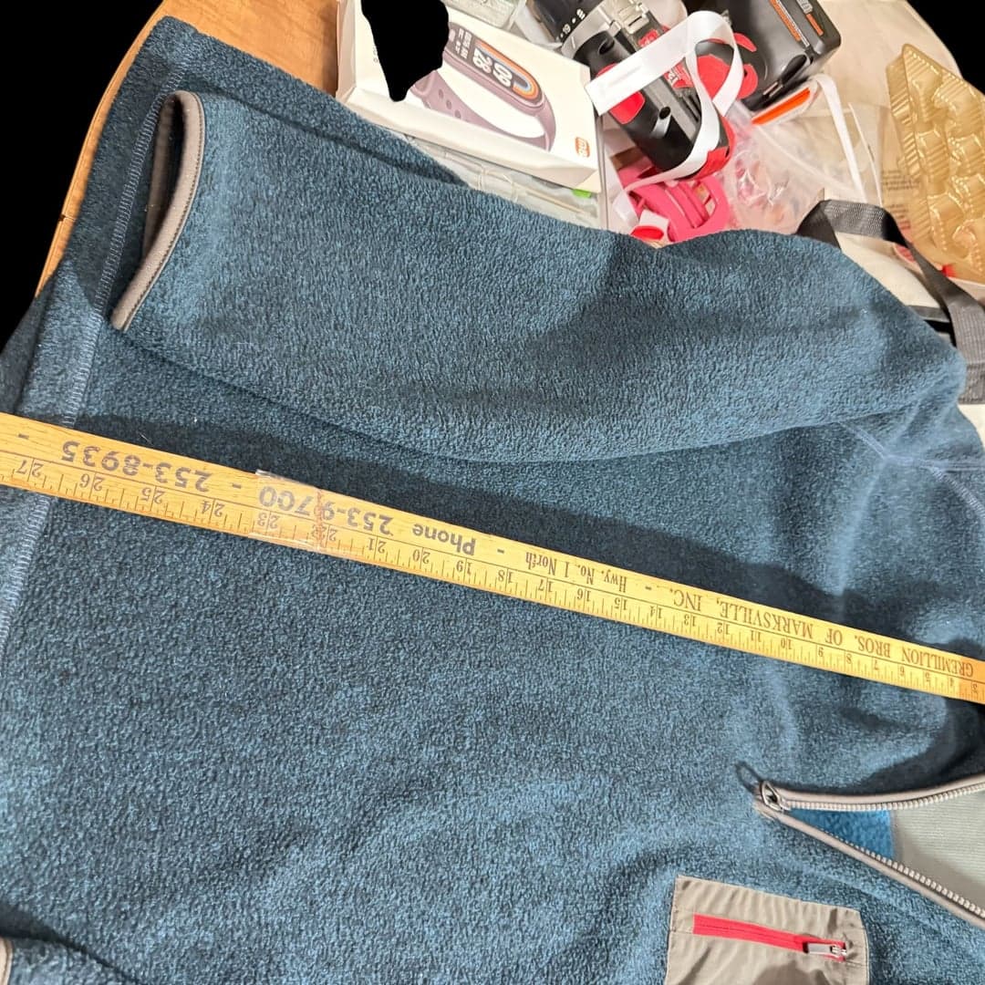 G.H. Bass & Co. Explorer Full Zip Fleece Jacket Mens XL - Blue - Thumbnail 5