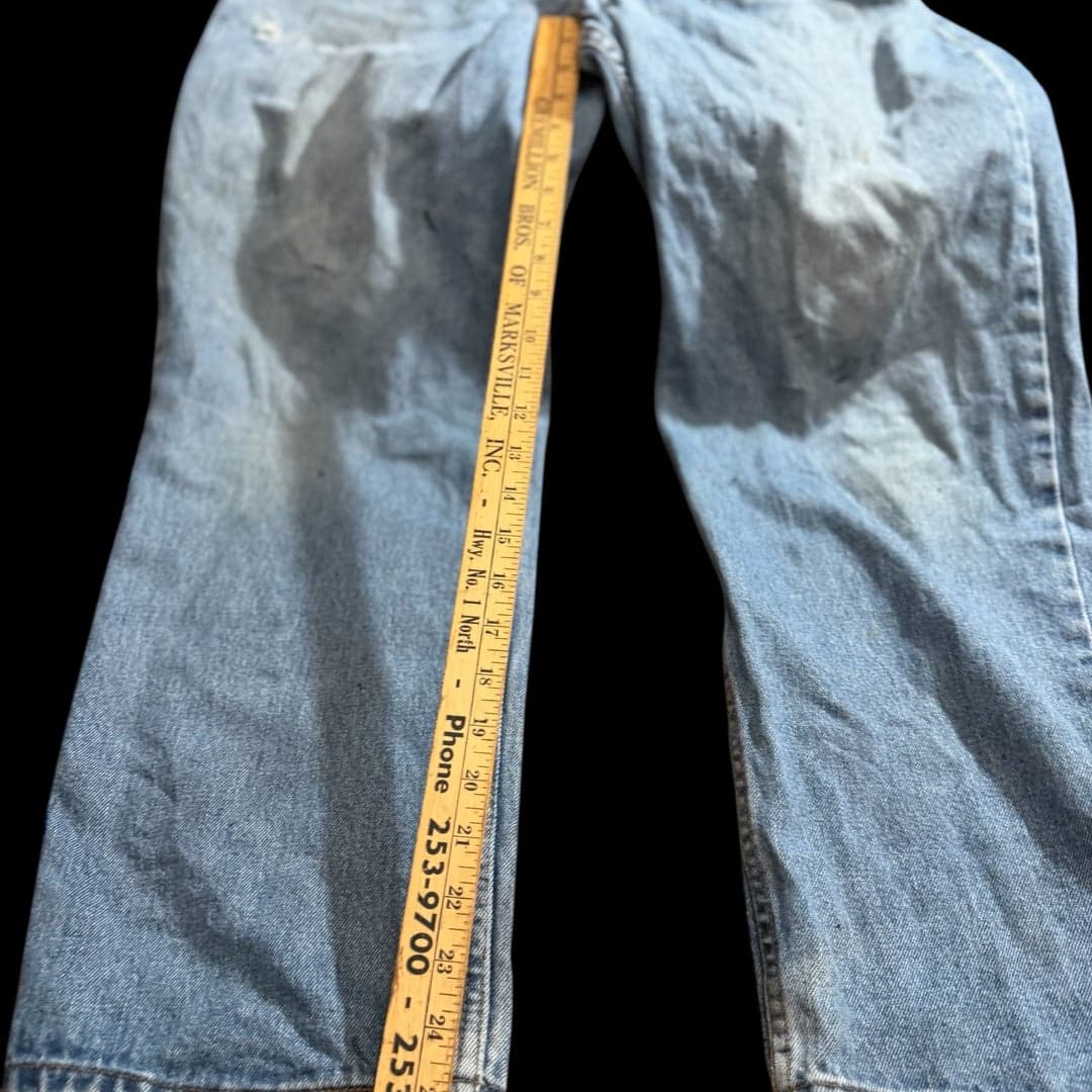 Levi’s 550 Relaxed Fit Jeans Men’s 34x30 Light Wash Zipper Fly Denim - Thumbnail 5