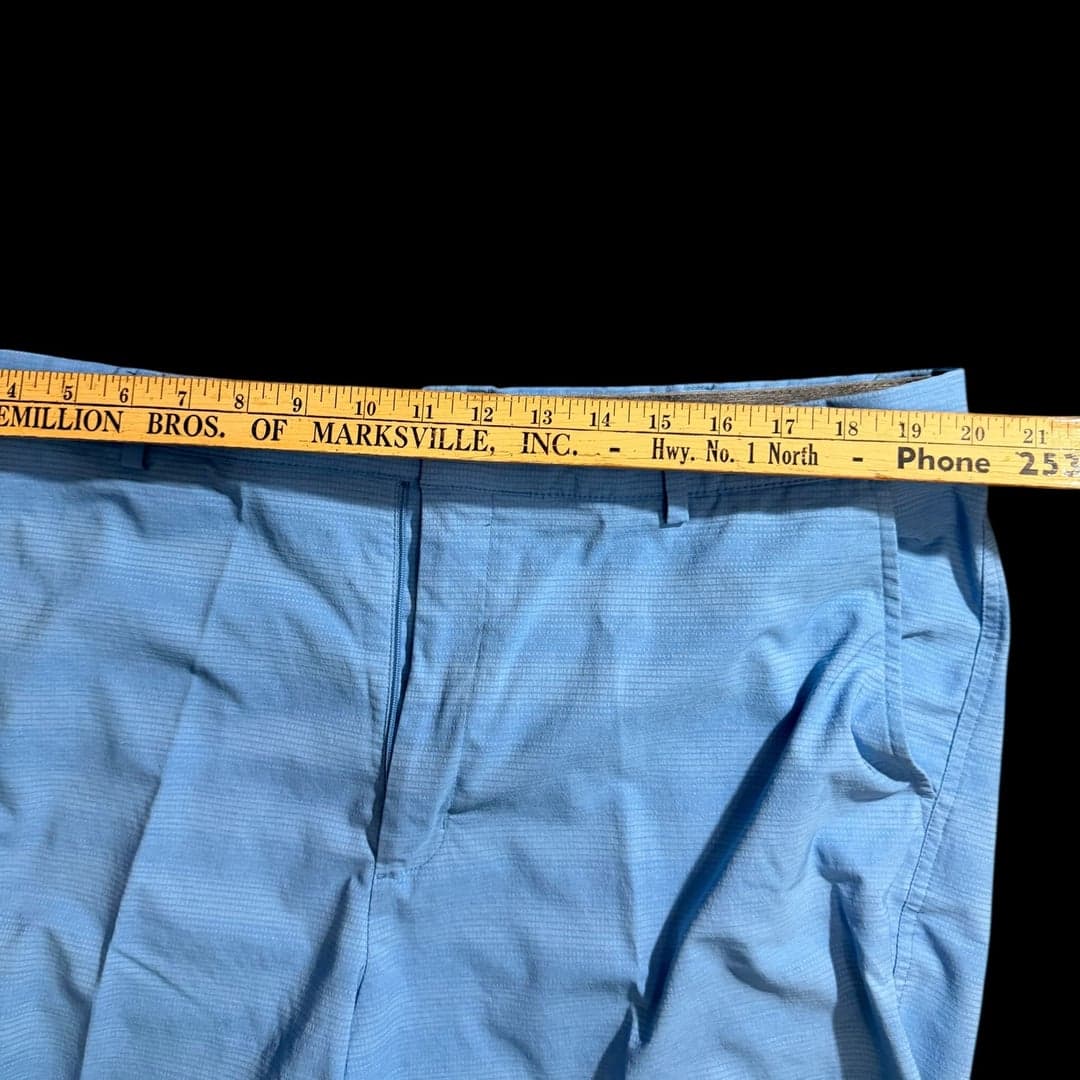 Greg Norman Men’s Golf Shorts W40 Blue Stretch Performance Shark Logo - Thumbnail 10