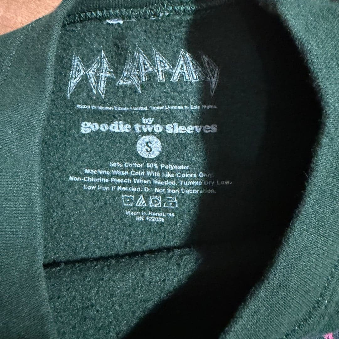 Vintage Def Leppard Pyromania 1983 United States Tour Black Crewneck Sweatshirt - Thumbnail 4