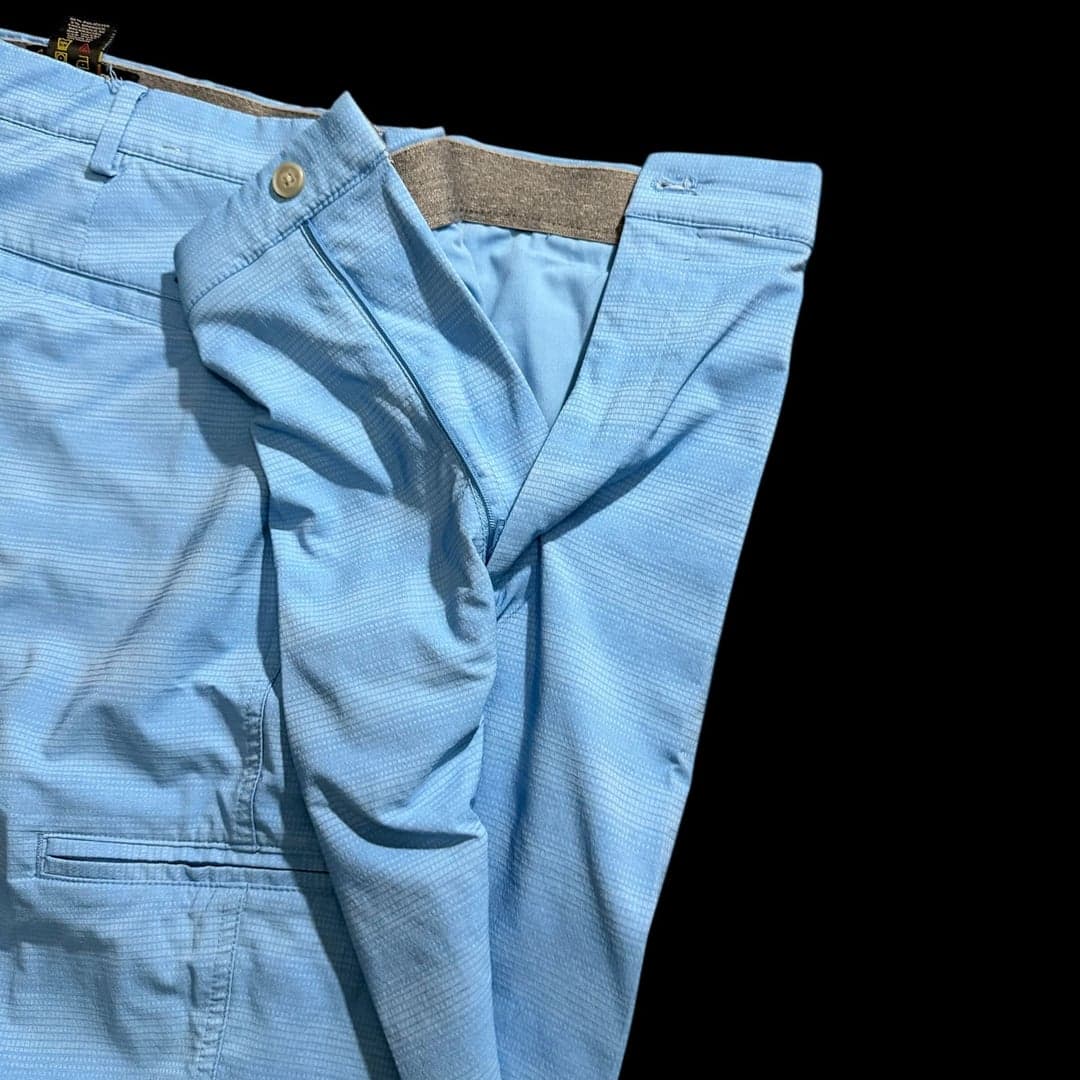 Greg Norman Men’s Golf Shorts W40 Blue Stretch Performance Shark Logo - Thumbnail 6